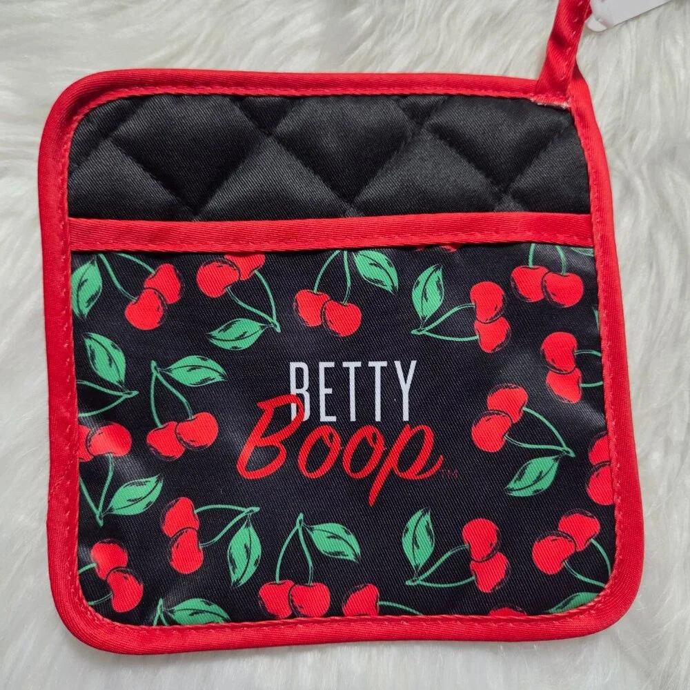 Betty Boop Potholder & Oven Mitt Set